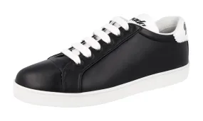 Prada Women's Black Leather Sneaker 1E565L Move All Day Speed-Friendly