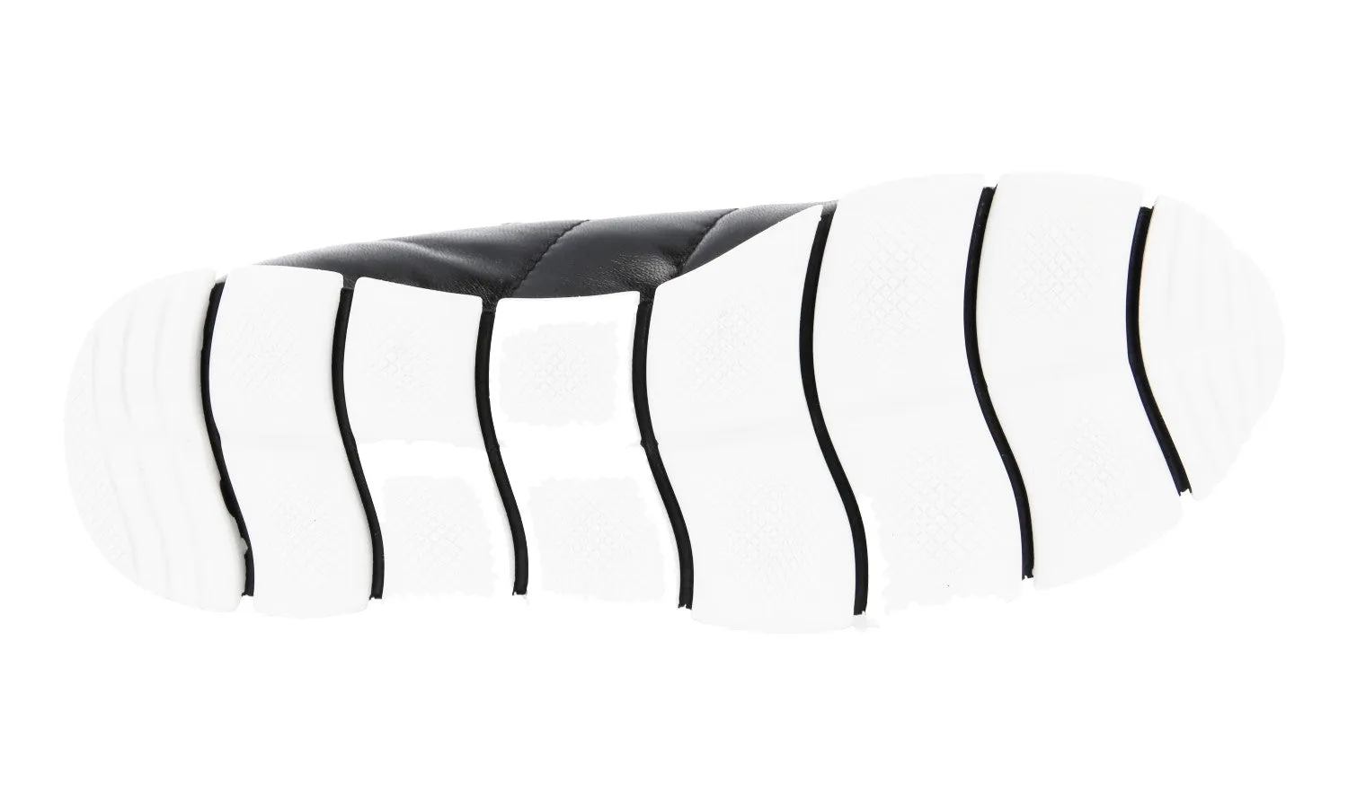 Reinforced Heel Guard Prada Women's Black Leather Sneaker 1E946L