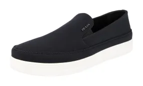 Prada Women's Black Neoprene Slip-on Sneaker 3S5940 Breath Walk