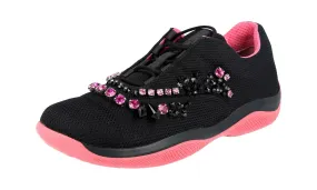 Comfort Wrap Prada Women's Black Sneaker 1E784G