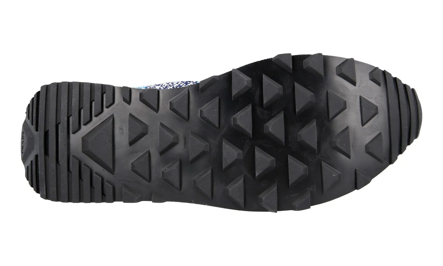 Prada Women's Blue Knit Milano70 Sneaker 1E371L Lean Motion Fast Outing