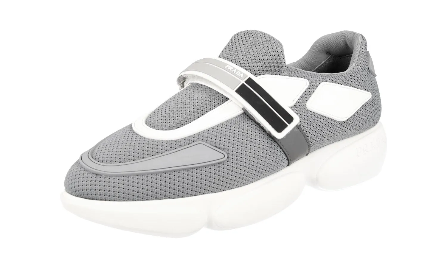 Run Style Prada Women's Grey Cloudbust Sneaker 1E293I