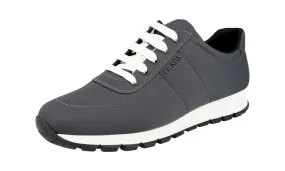 Prada Women's Grey Matchrace Sneaker 3E6386 Lightweight Cushion Non Toxic Components