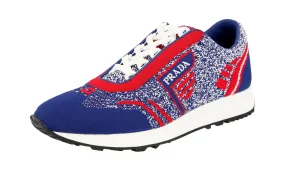 Prada Women's Multicoloured Knit Milano 70 Sneaker 1E371L Microfiber Overlay Midfoot Lock System