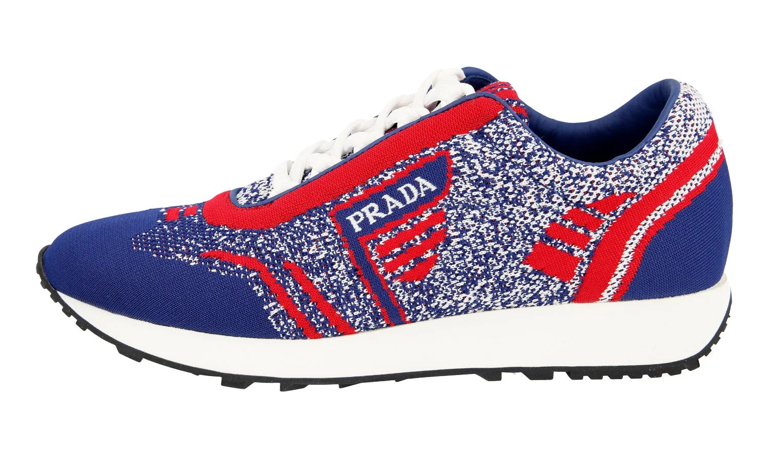 Prada Women's Multicoloured Knit Milano 70 Sneaker 1E371L Soft Texture Energy Bounce