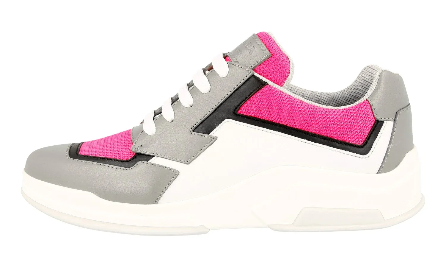 Lightweight Material Prada Women's Multicoloured Leather Polarius Sneaker 3E5964