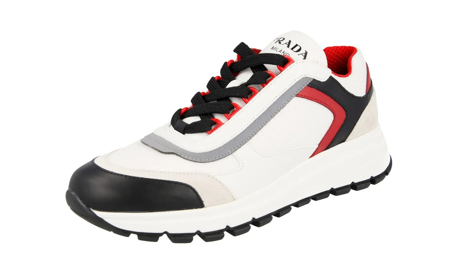 Impact Guard Prada Women's Multicoloured Leather Prax 01 Sneaker 1E887L