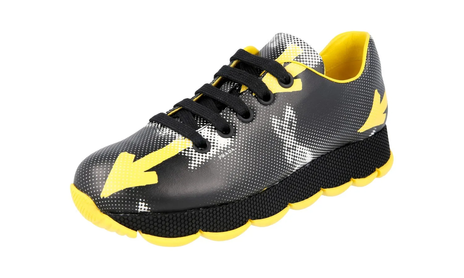 Vibration Dampening System Prada Women's Multicoloured Leather Sneaker 1E654G