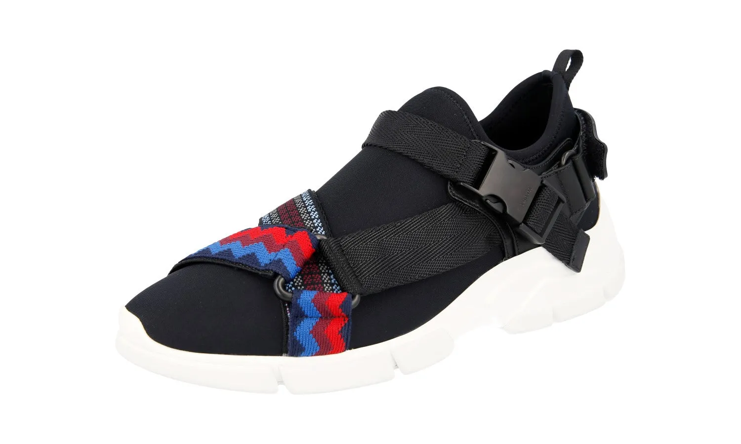 Prada Women's Multicoloured Neoprene Polarius Slip-on Sneaker 1S913I EverydayUse Motion Stabilizer