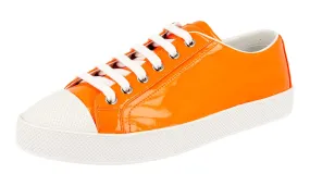 Modern Trend Prada Women's Orange Leather Sneaker 3E6202