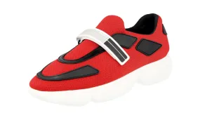 Prada Women's Red Cloudbust Sneaker 1E293I Firm Cushion