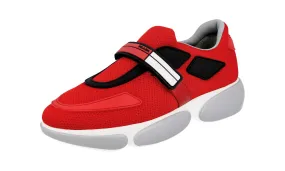 Prada Women's Red Cloudbust Sneaker 1E293I Outdoor Ready Flex Fit