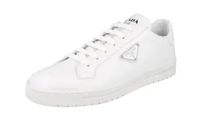 Zero Noise Prada Women's White Leather Sneaker 1E144N