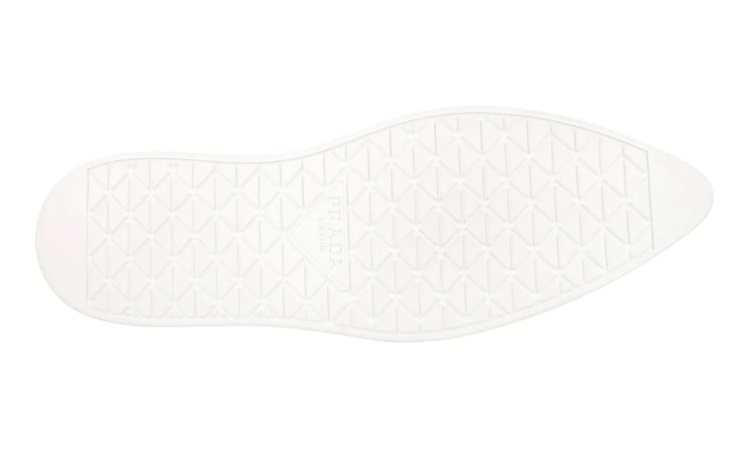 Unique Style HardSole Prada Women's White Synthesis Polka Dot Pointy Sneaker 1E617M