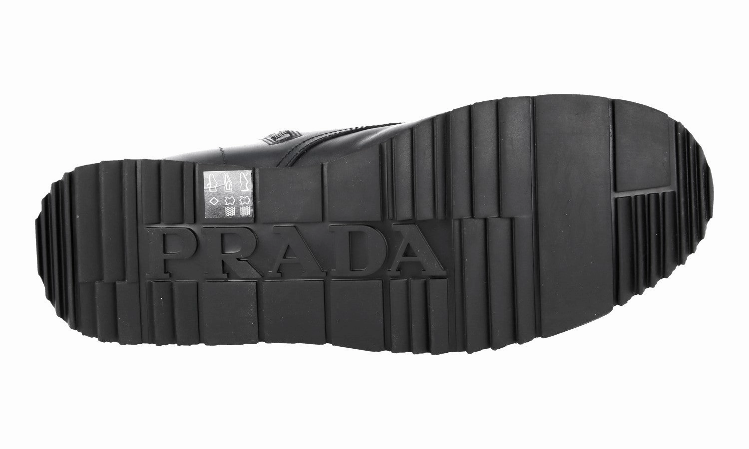 Prada Men's Black Leather Half-Boot 4T3361 Classic Comfort