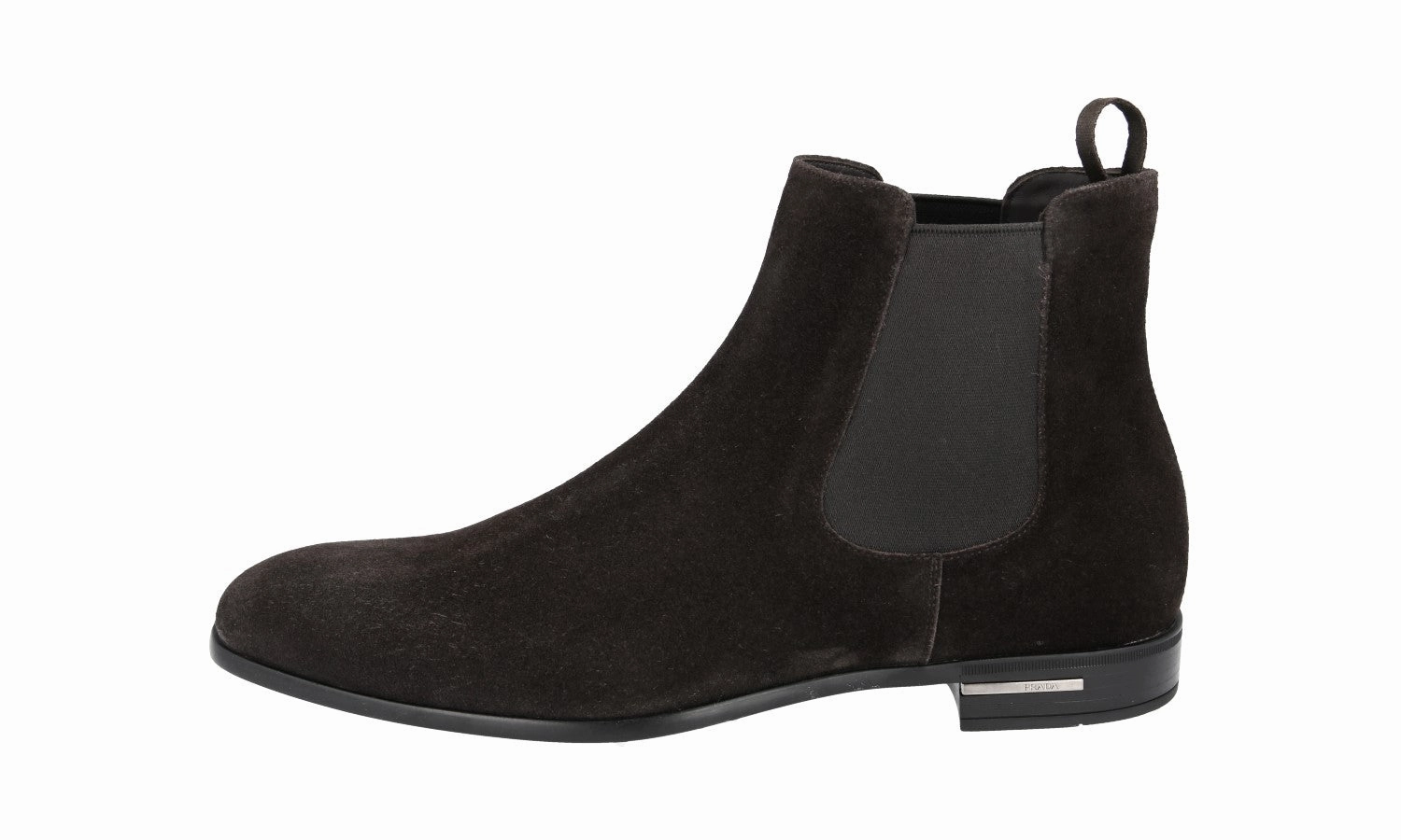 Prada Men's Brown Leather Half-Boot 2TC028 Chic Footwear Work Ready Style