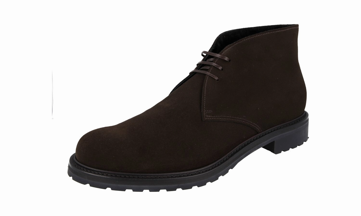 Comfort Boot Trendy Outfit Prada Men's Brown Leather Half-Boot 2TF031