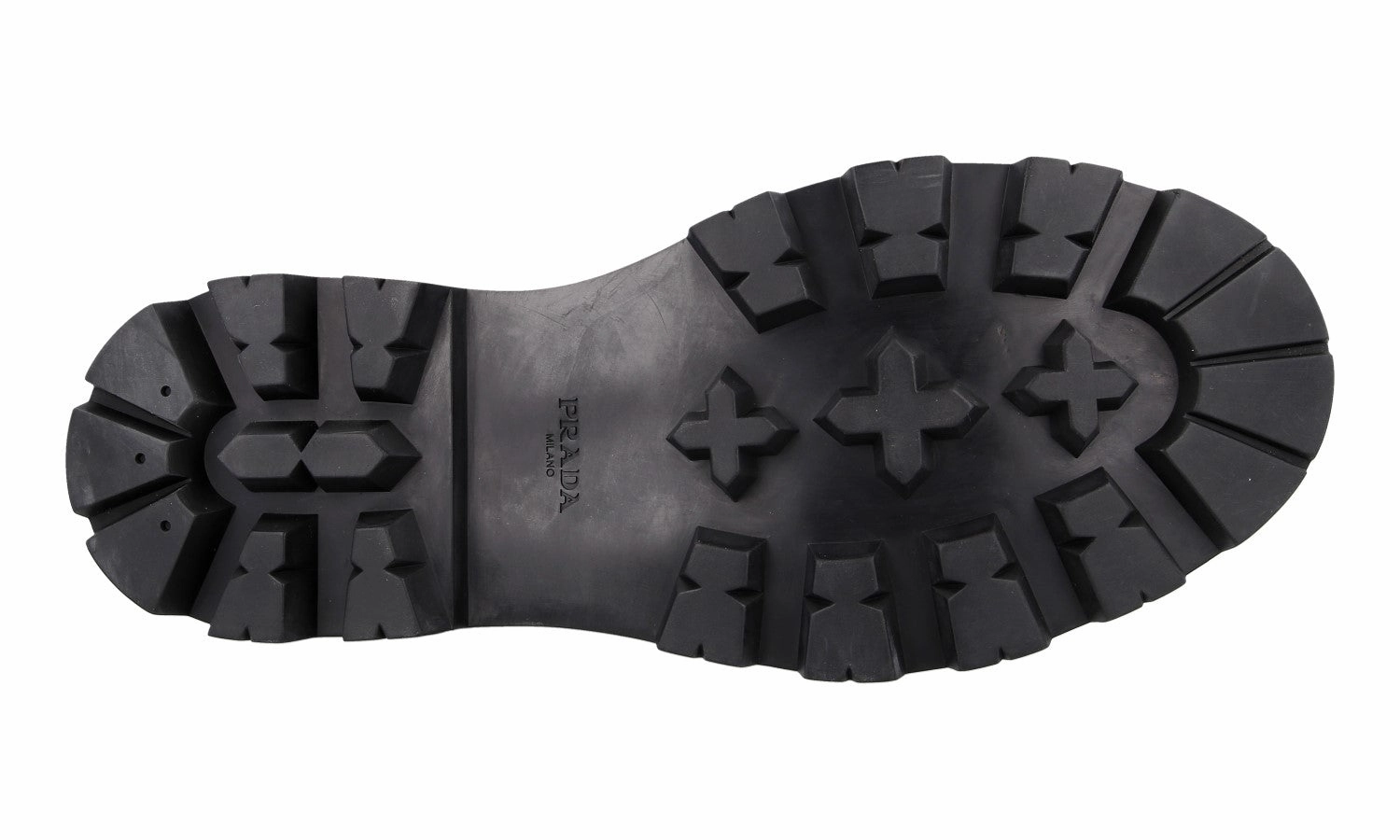 Quick Wear Prada Men's Brown welt-sewn Leather Half-Boot 2TG150