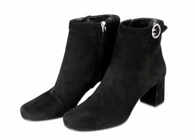 City Stroll Prada Women's Black Leather Half-Boot 1T569E