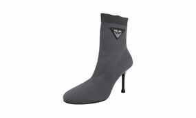 Prada Women's Grey Half-Boot 1T978I work commute