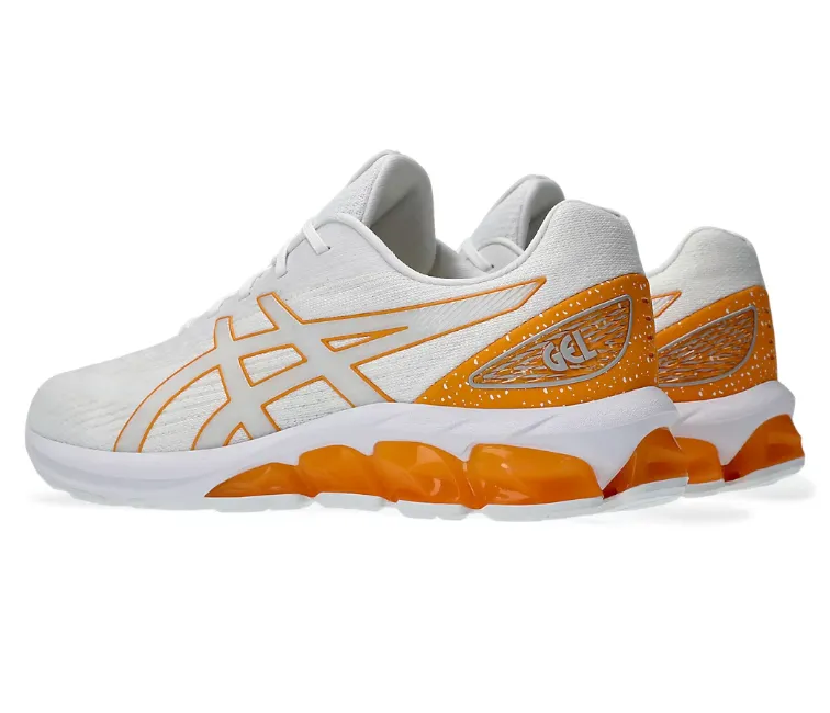 Men??s Asics Quantum 180 7 (White/Fellow Yellow) running in a trail race shoes