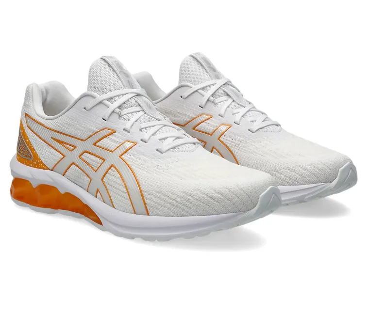 Comfortable Arch Support Men??s Asics Quantum 180 7 (White/Fellow Yellow)