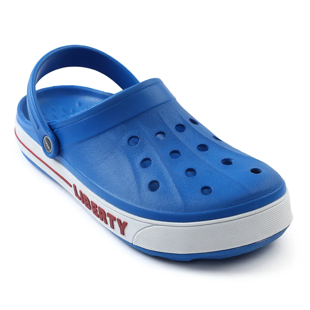 A-HA Blue Casual Slip-on Clogs For Men LITEWALK By Liberty Footwear For Travel Effortless Foot Slip