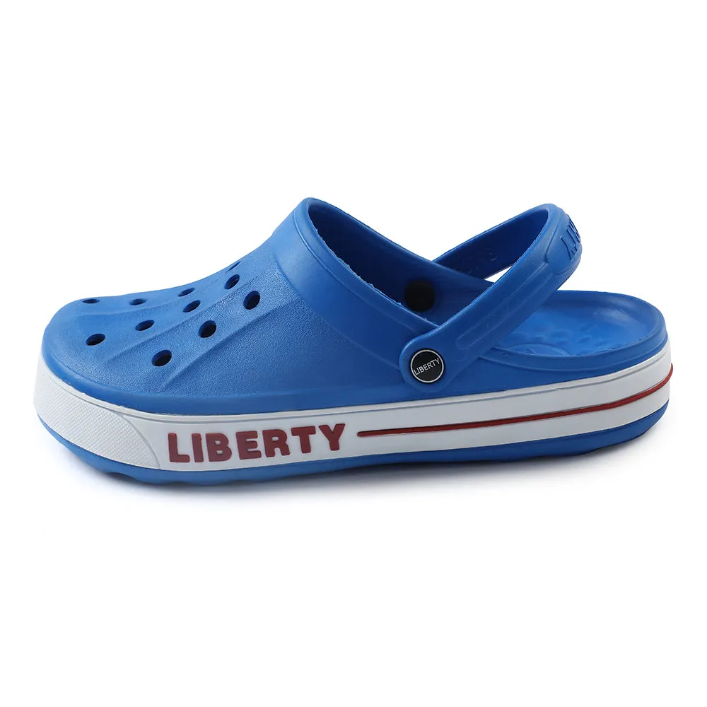 Relax Slip Shoes A-HA Blue Casual Slip-on Clogs For Men LITEWALK By Liberty