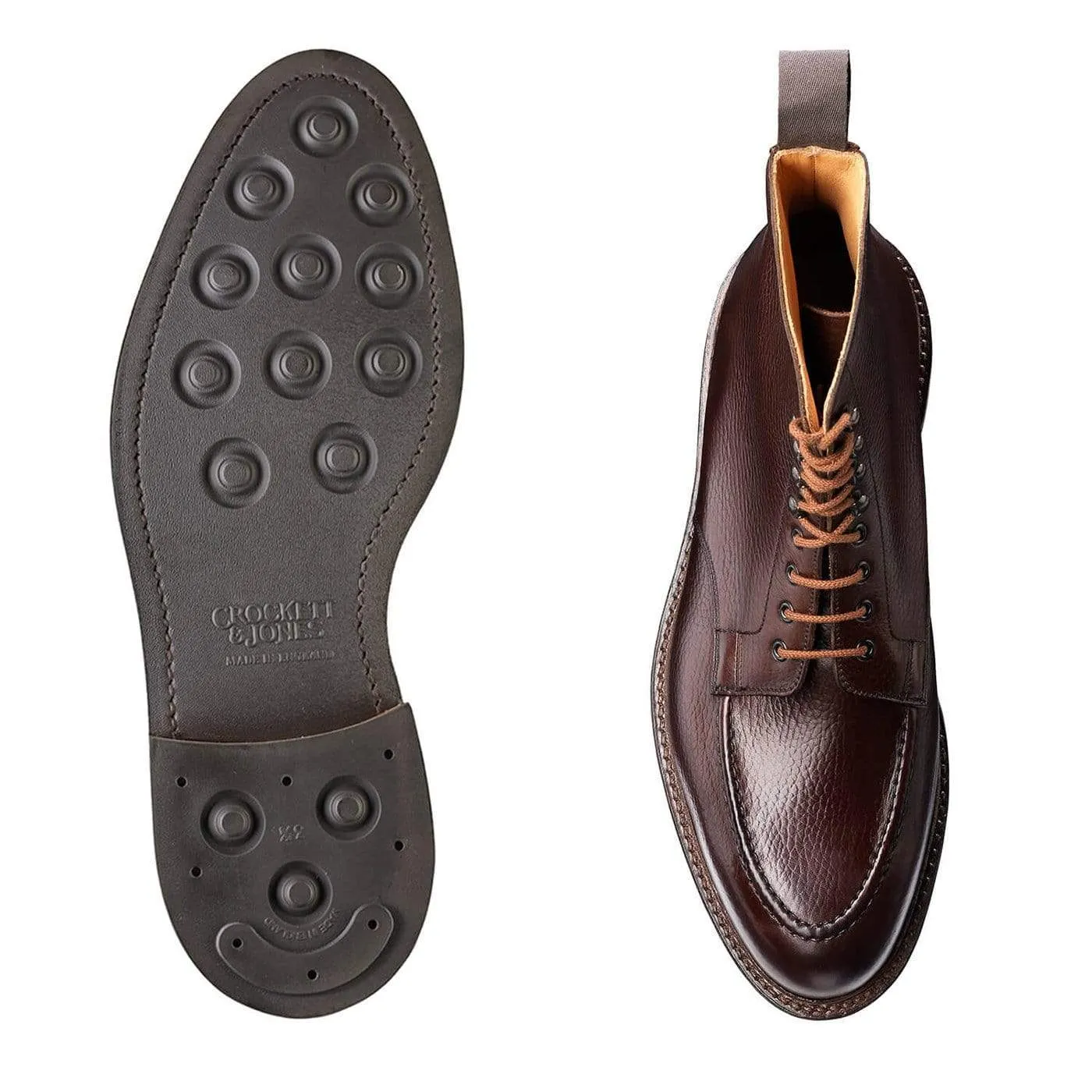 Galway 2 Dark Brown Country Calf Grain British Cut