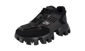Good resilience Reinforced Stitching Prada Women's Black Cloudbust Thunder Sneaker 1E819L
