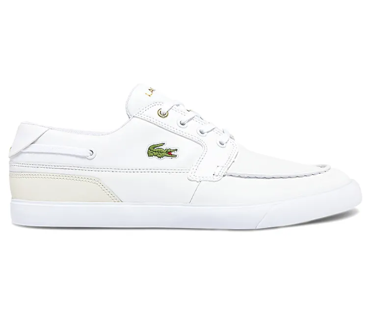 Running Economy Walking Friendly Men's Lacoste Bayliss Deck 0722 1 CMA (Off White)