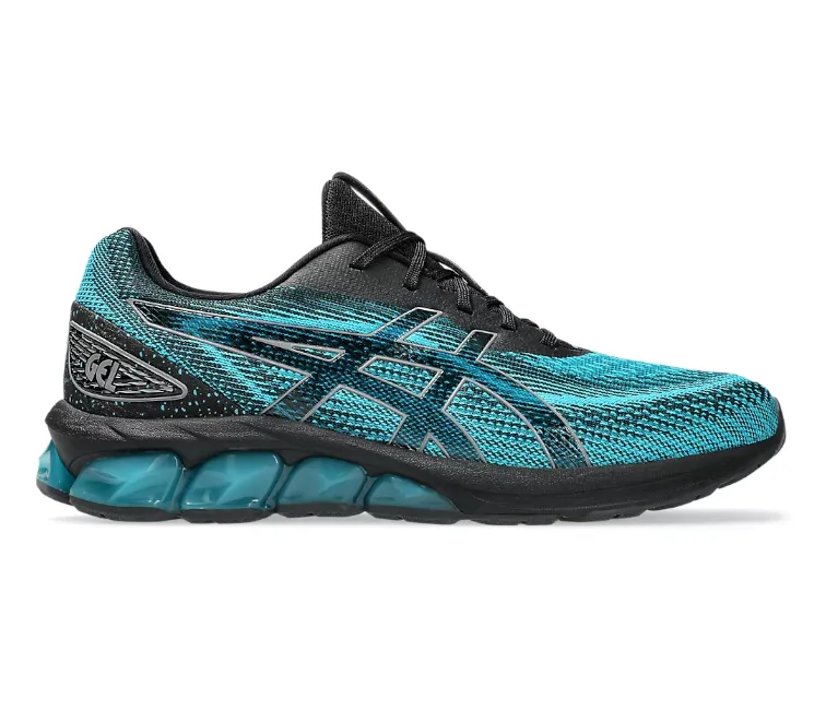 Athletic Footwear smooth - surface ready Men's Asics Gel-Quantum 180 7 (Carbon/Lagoon)