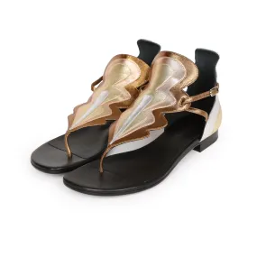 New In Breathable City Adventure Top quality Hermes Garden Sandals Metallic Palladium Hardware 37