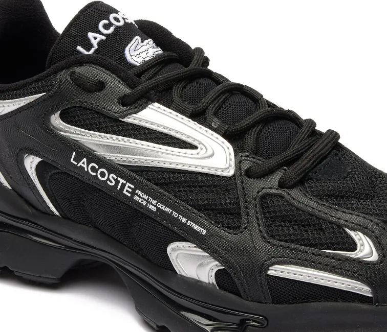 Men's Lacoste L003 2K24 124 1 SMA (Black) running in a glass bridge area shoes volleyball - compatible shoes