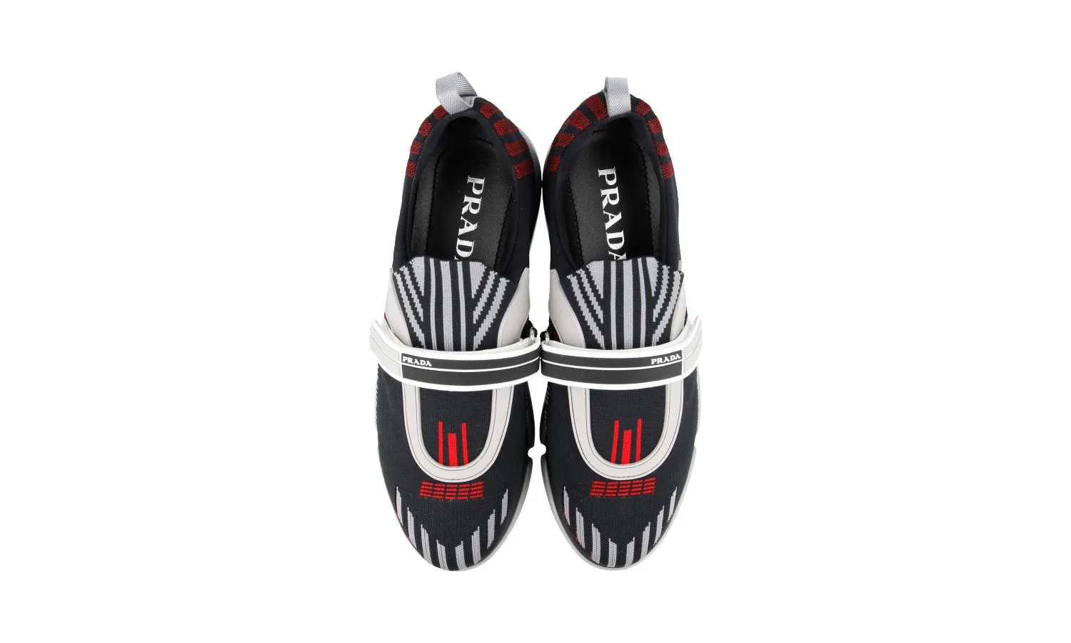 EasyToMaintain Peak Fit Prada Women's Black Cloudbust Sneaker 1E6511