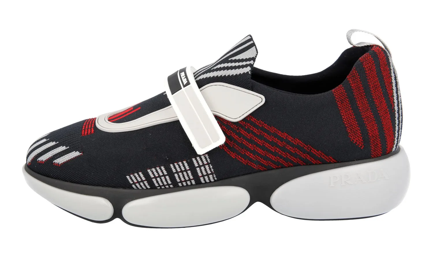 Lightweight Responsive Cushioning Prada Women's Black Cloudbust Sneaker 1E6511