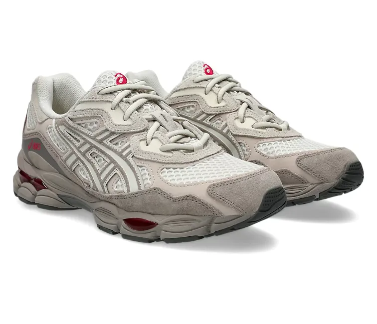 water - proof shoes temperate - climate shoes Men??s Asics Gel NYC (Cream/Burgandy)