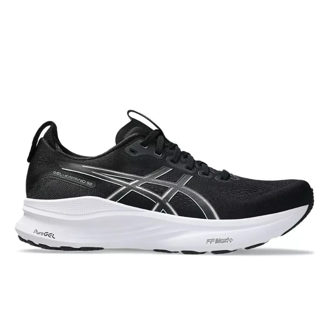 Mens Asics Gel-Kayano 32 in Black/White Fitness Ready