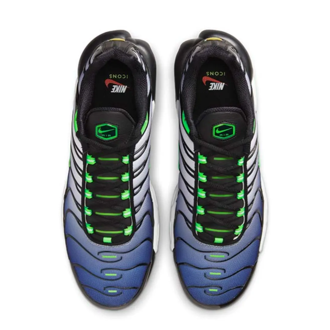 Adjustable Laces Men's Nike Air Max Plus TN (Black/Scream Green)