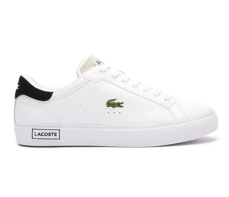 Men's Lacoste Powercourt 124 2 SMA (White/Black) interval running wear Technology-rich feature