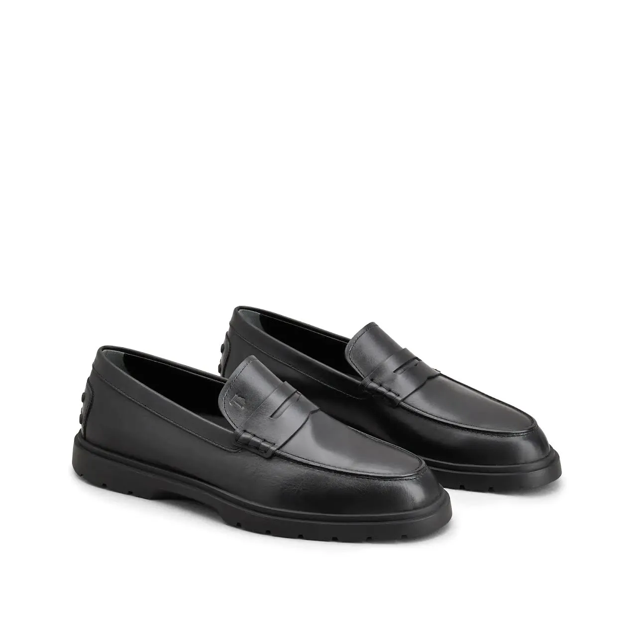 Tod's Driving Penny Loafers Camp Mood Leaf Path