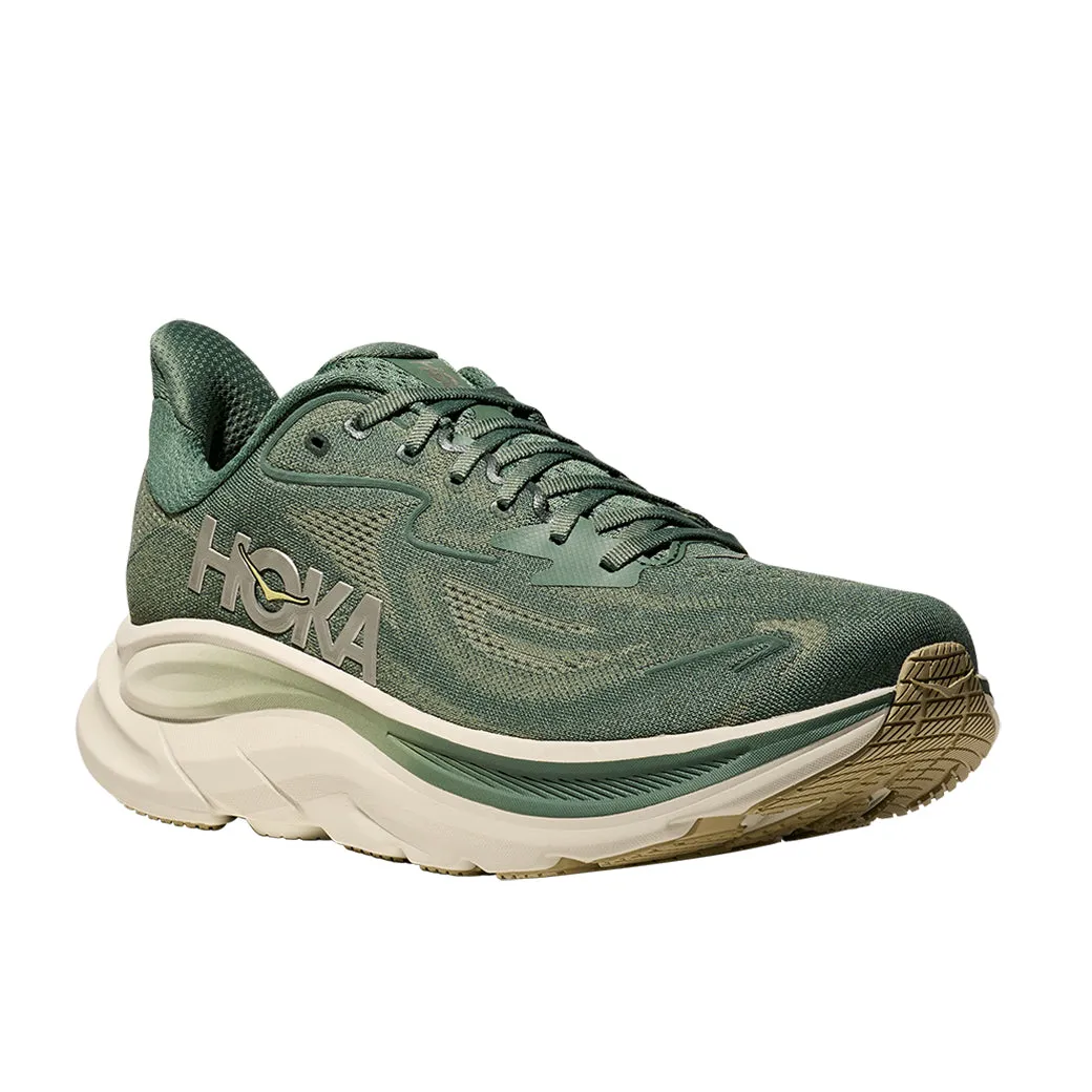 Mens Hoka Clifton 10 in Fern/ Truffle Salt simple design Comfort Soles