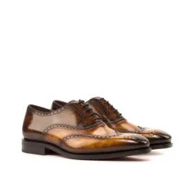 Urban Explorer Cognac & Brown Marble Patina Brogue