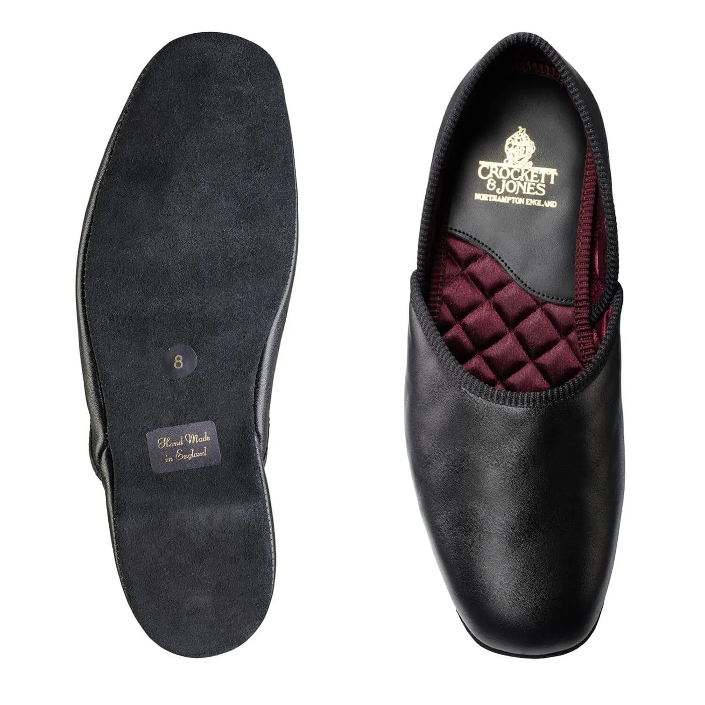 Savoy Black Calf Soft Glide Open Toe