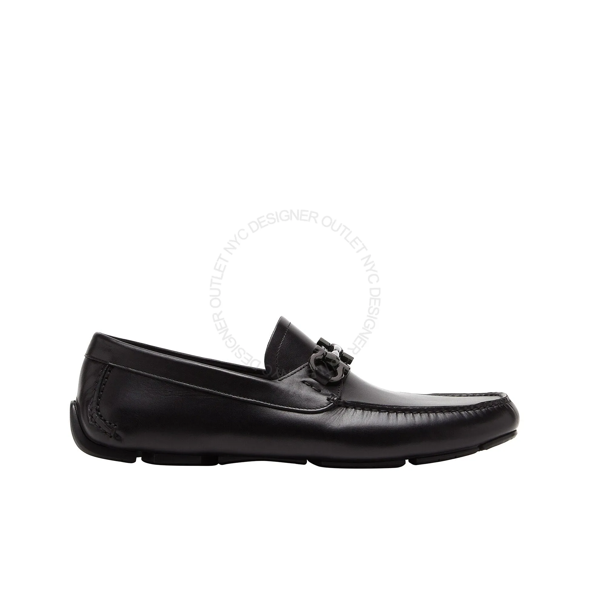 Ferragamo Parigi Drivers Patent Shine Patio Step