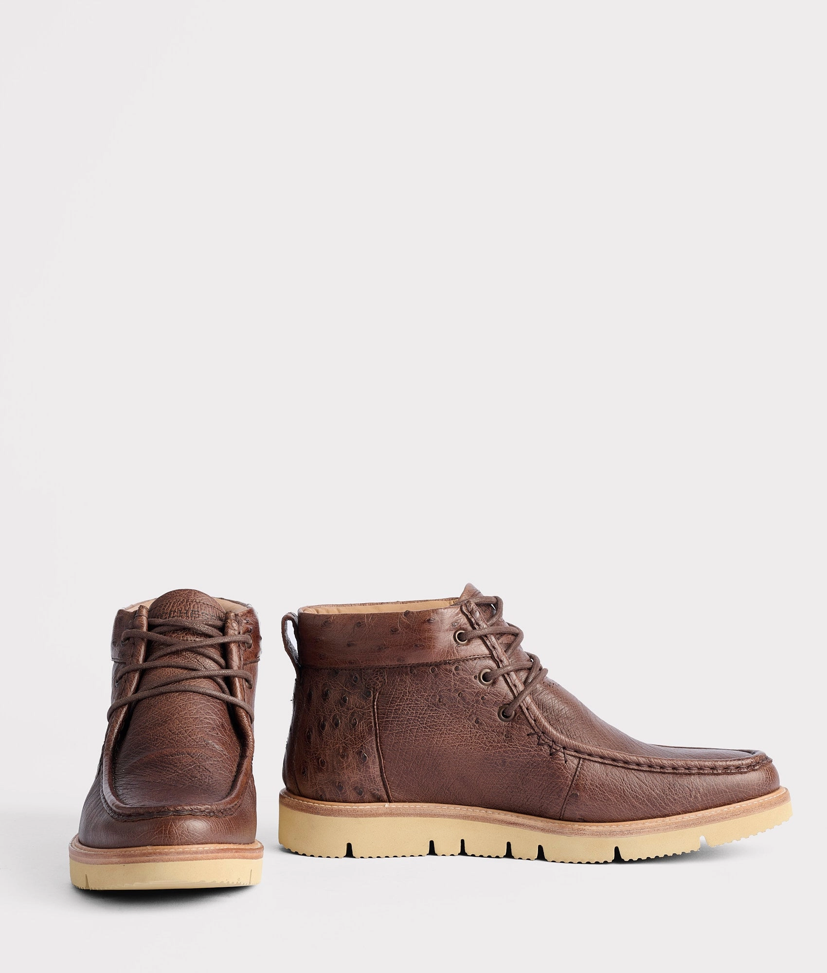 Chic But Casual Ridgeline Exotic Chukka Boot :: Tobacco