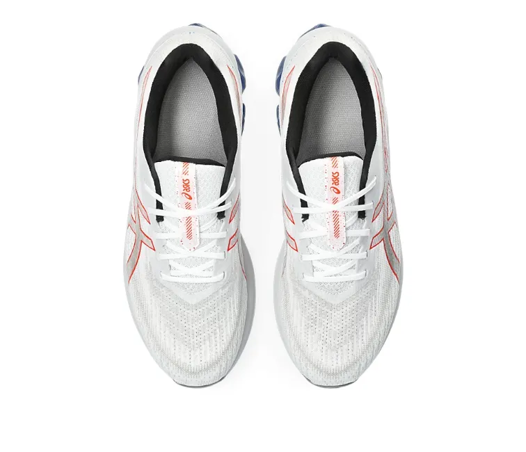 running in synthetic tracks shoes Men's Asics Gel-Quantum 180 7 (White/Concrete)