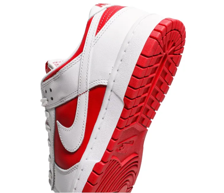 teenagers' style Men's Nike Dunk Low Retro (Championship Red)