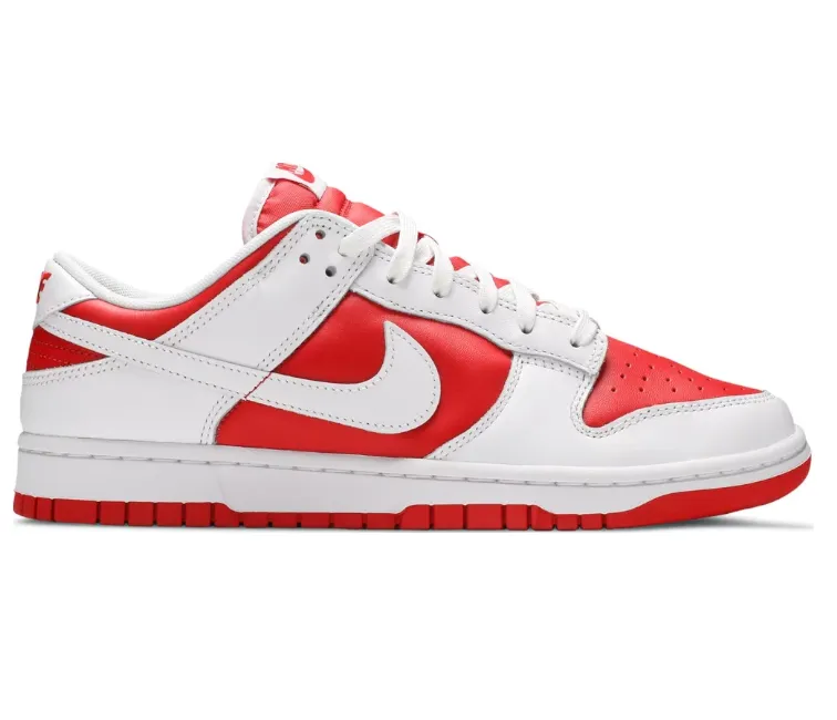 Men's Nike Dunk Low Retro (Championship Red) floral running gear sprinter's shoe preference