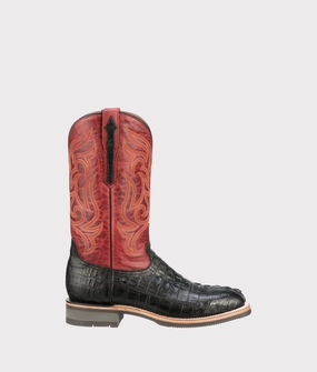 Rowdy Hornback Caiman :: Black Earth Tones Rough texture
